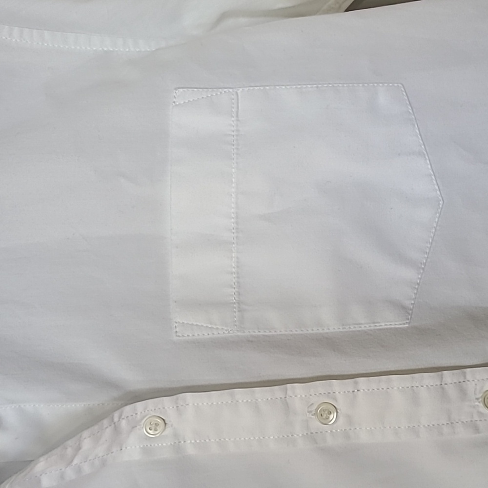 Boyfriend Shirt By J. Crew Crisp White Cotton Button-Up Shirt Size Extra Small - Picture 6 of 7